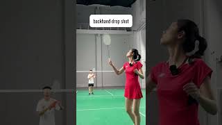 3 ways to hold a backhand shot in badminton badminton badmintonlovers [upl. by Sidky67]