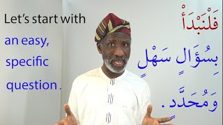 Arabic Vocabulary in Action with Dr Imran Alawiye 14 [upl. by Petras]