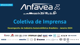 Coletiva de Imprensa ANFAVEA  8 de fevereiro [upl. by Atalanti]