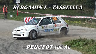 JACOPO BERGAMIN  ALICE TASSELLI  PEUGEOT 106 A6  RALLY BASSANO 2023  VIDEOCLIP [upl. by Yelsgnik764]