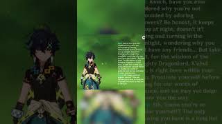 My favorite two Kinich voice lines genshinimpact kinich ajaw natlan voicelines funny [upl. by Ilowell]