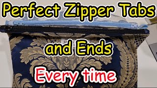 Learn how to do the Butler Method zipper for any type of bag Easy tutorial for lined zippered bag [upl. by Dalury]