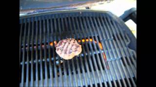 Flame Grilled Hamburgers with Garlic and Onion mixed in Here on Jimbo Jitsus Farm House Show [upl. by Nirrad977]