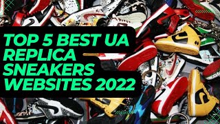 TOP 5 BEST UA REPLICA SNEAKERS WEBSITES 2022 [upl. by Neelav]