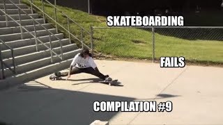 HALL OF MEAT on INSTAGRAM  9 SKATEBOARDING FAILS COMPILATION [upl. by Sirama]