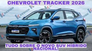 Chevrolet Tracker 2026 Tudo sobre o novo SUV híbrido nacional [upl. by Colt]