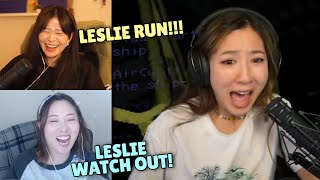 Celine amp Miyoung PRANKS Leslie [upl. by Daffie]