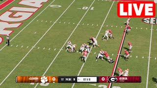 NCAAF LIVE🔴 Clemson vs Georgia  Week 1 Full Game  31st August 2024 College Football 25 [upl. by Dorwin]