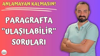 PARAGRAFTA ULAŞILABİLİR SORULARI [upl. by Adnawt]