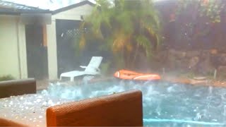 Hail Storm Compilation HD  Hail Storms Caught On Camera  The Largest Hail Disasters Ever Recorded [upl. by Maiocco666]