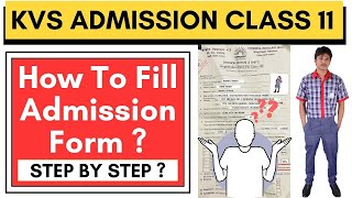 KV ADMISSION CLASS 11 2023 24 How To Fill Admission Form Step By Step A to Z Complete Information [upl. by Purity]