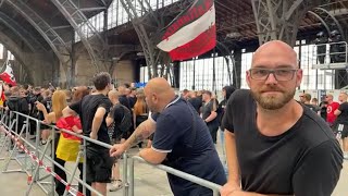 CSD Leipzig  Gegendemo  Hauptbahnhof 170824 [upl. by Anahcar]