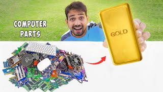 Gold From Computer Parts  कबाड़ से निकालो असली सोना🤑  Gold Recovery [upl. by Walsh]