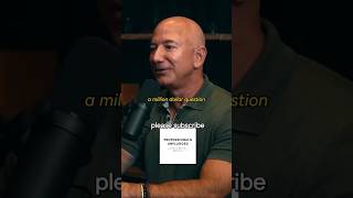 Jeff Bezos on million dollar question jeffbezos motivationalvideo podcast interview amazonceo [upl. by Drews833]