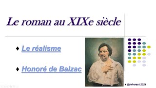 Honoré de Balzac Le roman au XIXe siècle [upl. by Enida803]