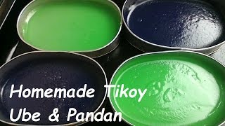 Homemade TIKOY  Ube amp Pandan Chinese New Year Cake [upl. by Nauwaj]