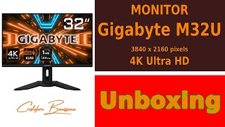 Gigabyte M32U 80 cm 315 3840 x 2160 pixels 4K Ultra HD LED Black [upl. by Brewer]