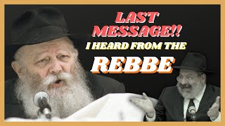 The Last Lecture of the Rebbe How to Love Parshas Shkelaim [upl. by Eenttirb500]