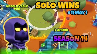 Solo Wins 1 MayBattlelands Royale Season 14Virtual Peace Gaming [upl. by Kirven]