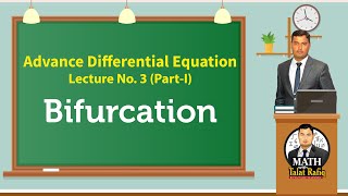 Advance Differential Equation Bifurcation Part1 [upl. by Breh]