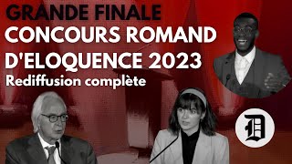 Finale du Concours Romand dEloquence 2023 [upl. by Saylor970]