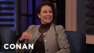 Ilana Glazer Grew Up Watching Conan On quotLate Nightquot  CONAN on TBS [upl. by Oab]