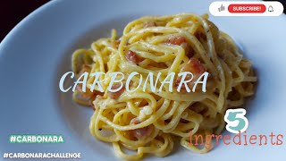 Carbonara sauce  Easy carbonara  Pasta alla carbonara  Authentic carbonara [upl. by Aihseyt]