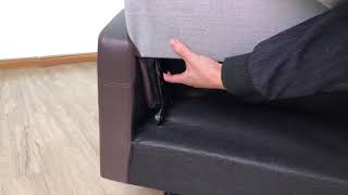 Recliner sofa disassemble video [upl. by Anirak]