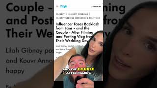 Lilah Gibney Wedding Vlog Controversy shorts tiktok [upl. by Elsworth730]