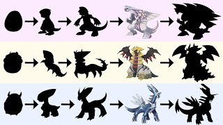 Giratina Palkia Dialga Evolutions amp Eggs  Pokemon Gen 8 Fanart [upl. by Stich]