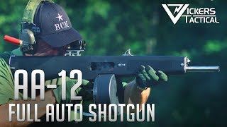 AA12 Fully Automatic Shotgun 4k [upl. by Denna789]