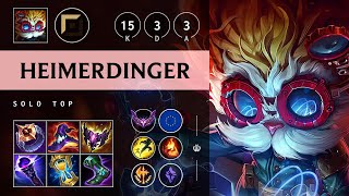 Heimerdinger Top vs Mordekaiser Legendary  EUW Master Patch 1419 [upl. by Ettenoj]