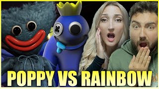 RAİNBOW FRİENDS VS POPPY PLAYTİME  SPEED RUN   HAN KANAL KÜBRA NİSA  ÇİFT KAMERALI [upl. by Lecroy]