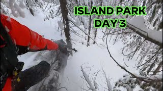 Day 3 Snowmobiling in Island Park Wrecks and Deep Snow [upl. by Tenahs]