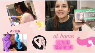 Kativa at home Keratin Hair Treatment and Review [upl. by Karlan]