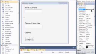 Visual Basic 2010 Express Tutorial 4  Simple Calculator Part 1 [upl. by Marba344]