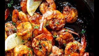 Browned Butter Honey Garlic Shrimp [upl. by Swor]