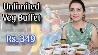 Unlimited Veg Buffet Food at Rs 349  Pure Veg Cheapest Buffet  Best Thali in Pune [upl. by Ahsieyn]