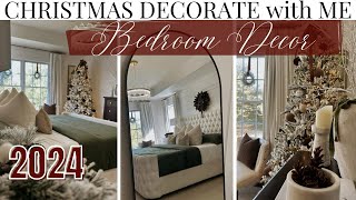 NEW CHRISTMAS DECORATE WITH ME PT2  BEDROOM STYLING  BUDGET FRIENDLY HOLIDAY DECOR IDEAS [upl. by Lulita]