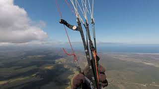 Paragliding xc Uplands Plett to Enricos Keurbooms 31 03 2019 [upl. by Ahsilam]