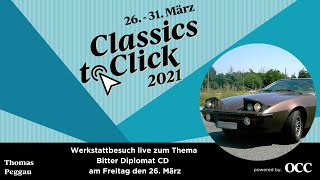 Coupe Diplomat der Bitter CD Nummer 345  Thomas Peggau Classics to Click  echtOCC classics2click [upl. by Thesda672]