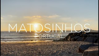 Praia de Matosinhos  Matosinhos Beach  Portugal 4k DRONE TOUR [upl. by Otrebogir]