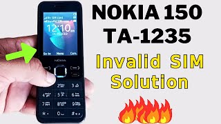 Nokia 150 TA1235 Invalid Sim Problem  All IMEI Repair Codes  Nokia 150 Change IMEI Number [upl. by Yetta]