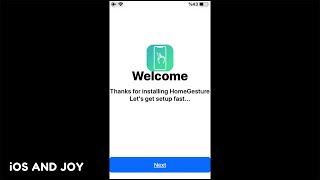 HomeGesture Gestures Customization v200 Tweak iOS 1131 [upl. by Yraillih618]