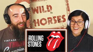 The Rolling Stones  Wild Horses REACTION with my wife [upl. by Deehahs]