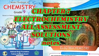 CHAPTER 7 🌴ASSESSMENT 🥀NOTESELECTROCHEMISTRYCHEMISTRYCLASS 9 NBF FEDERAL BOARD [upl. by Muriah]