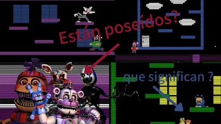 que significan los minijuegos de Fnaf los nightmare están poseídos fivenightsatfreddys [upl. by Sauls306]