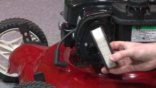 How To Change a Lawn Mower Air Filter [upl. by Nocaed]