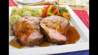 Recette de Rôti dépaule de Porc Désossé Roulé et Ficelé [upl. by Leeanne28]