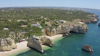 Carvoeiro  Portugal  Algarve Drone Video [upl. by Irv]